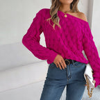 R&B | Hohlstrickpullover Mit Feinem Detailmuster
