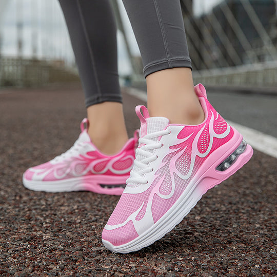Damen Sportliche Sneakers mit atmungsaktiver Oberflächenstruktur und stützender Dämpfung R&B