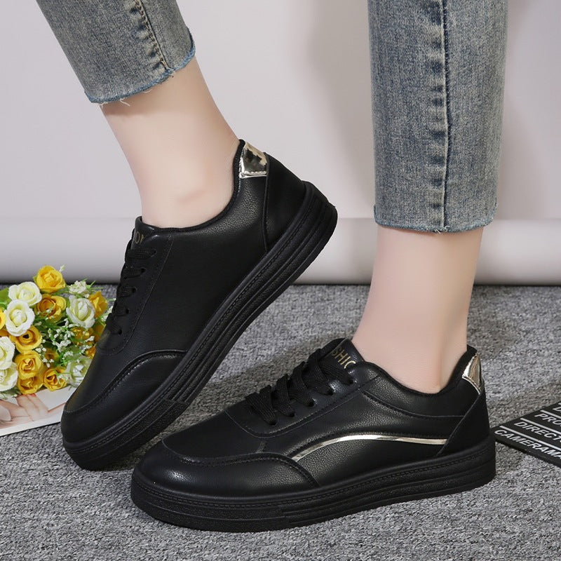 Damen Modische und elegante Sneaker mit metallic Akzenten R&B