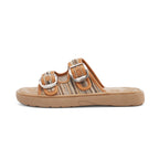 Damen Clogs mit elegantem Doppelschnallen-Design und komfortablem Fußbett