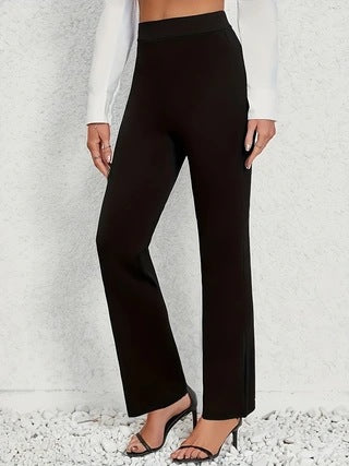 Damen elegante Flared-Hose R&B