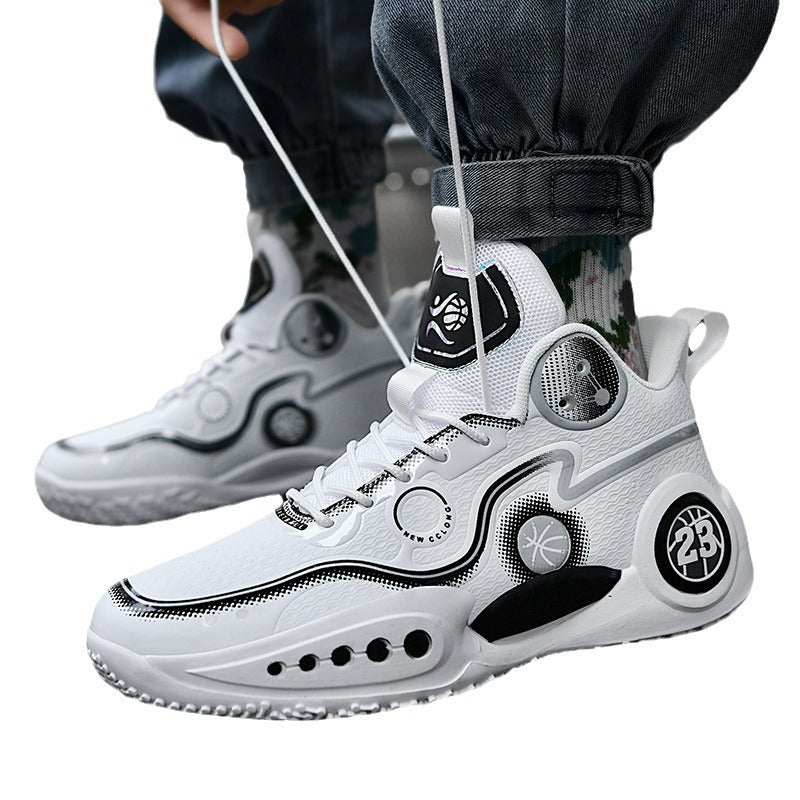Damen Basketball Sneakers mit innovativem Dämpfungssystem und rutschfester Sohle