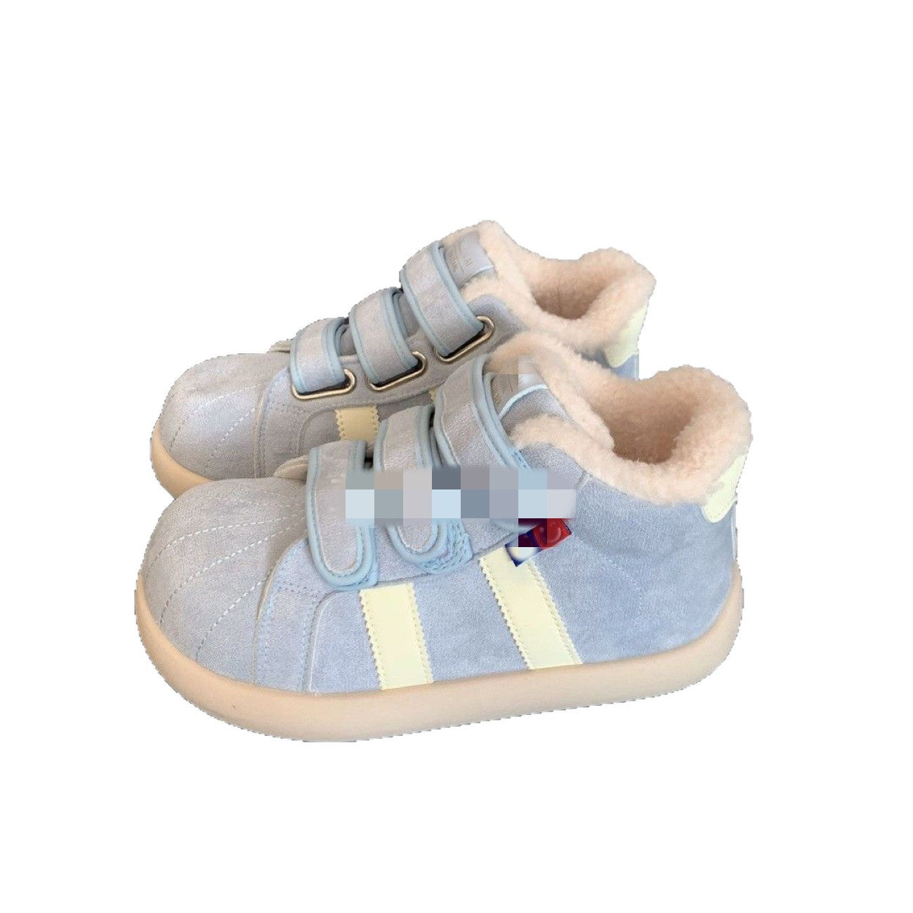 Damen Warmfutter Sneakers mit Klettverschluss R&B