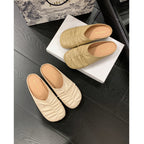 Damen Ballerinas mit modischem Faltendesign und komfortabler Innensohle
