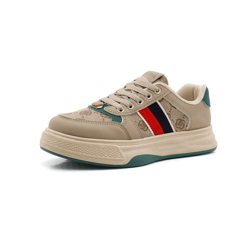 Damen Modische Sneakers mit atmungsaktiver Oberflächenstruktur und rutschfester Sohle R&B