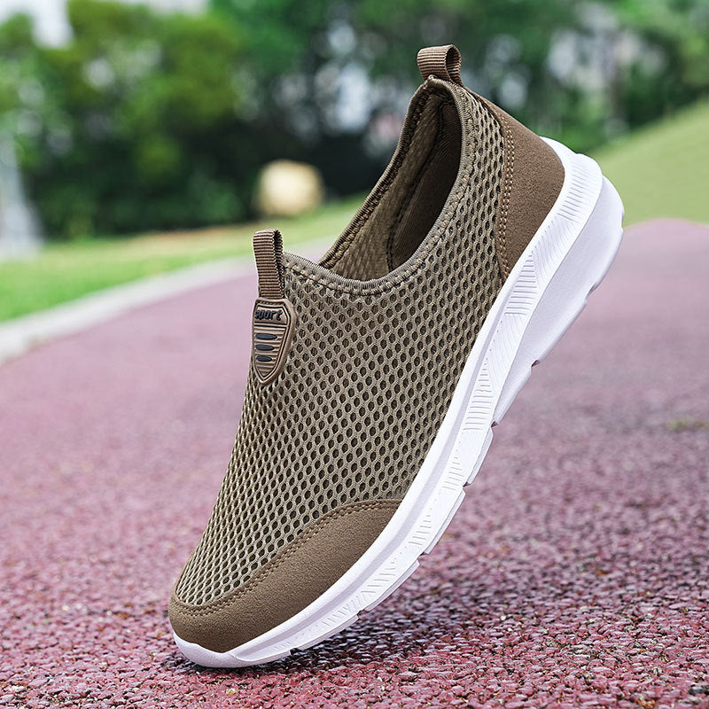 Damen Atmungsaktive Slip-On Freizeit-Sneaker mit rutschfester Sohle R&B