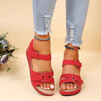 Damen Komfortable Badesandalen mit verstellbaren Schnallen R&B