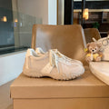 Damen sportliche Sneakers mit atmungsaktivem Obermaterial und rutschfester Sohle R&B
