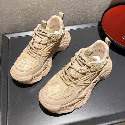 Damen Sportliche Sneakers mit atmungsaktiver Mesh-Oberfläche und stabiler Sole R&B