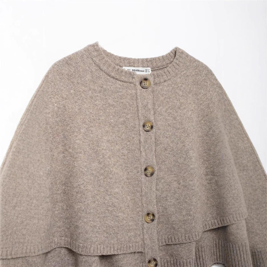 Damen modischer Umhangpullover R&B