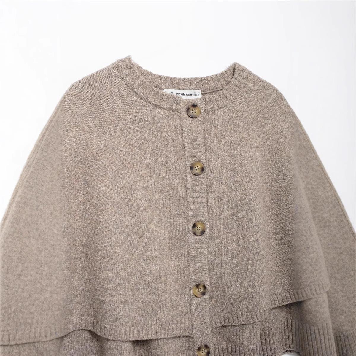 Damen modischer Umhangpullover R&B