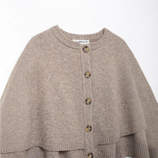 Damen modischer Umhangpullover R&B