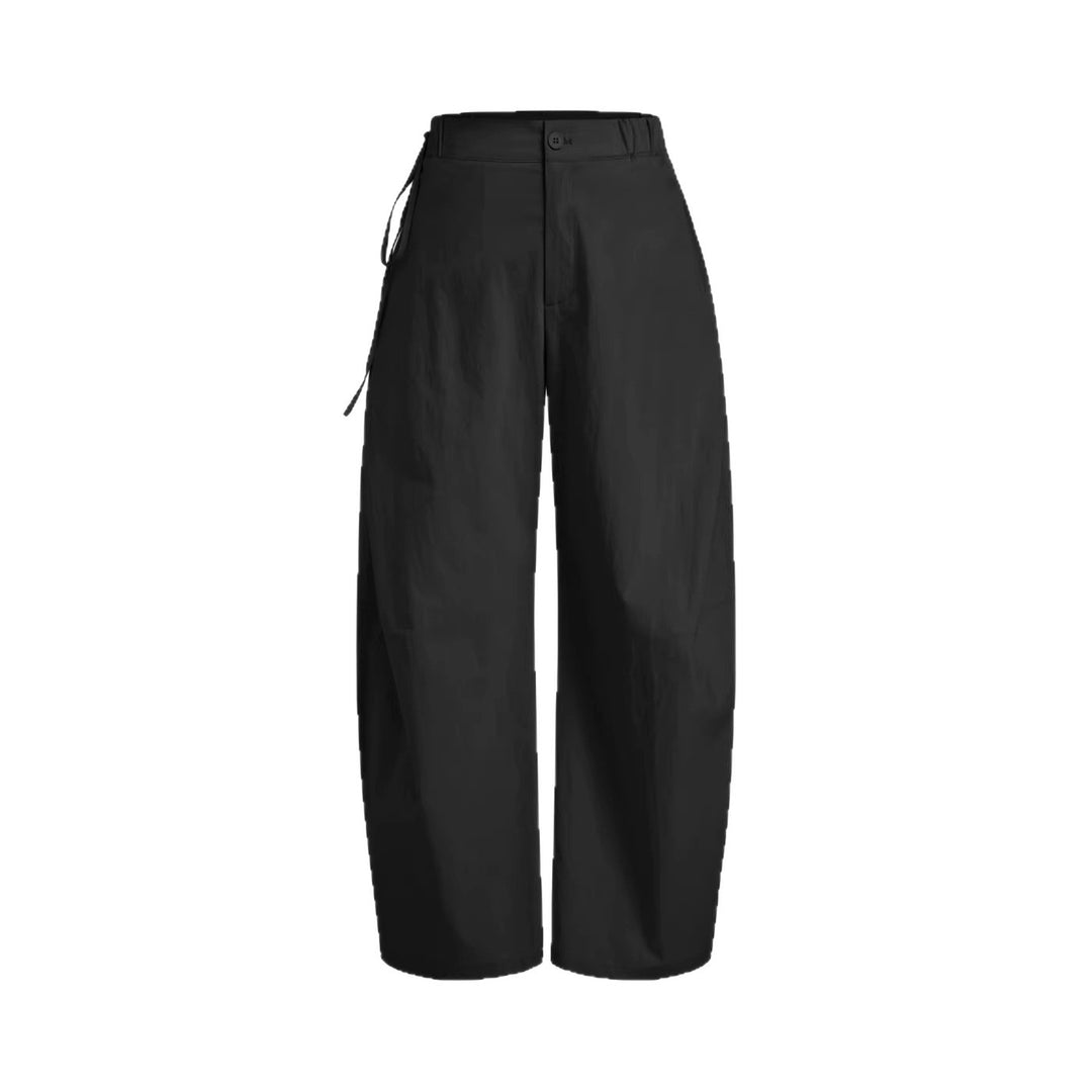 Damen lässige Culotte-Hose mit elastischem Bund und praktischen Seitentaschen R&B