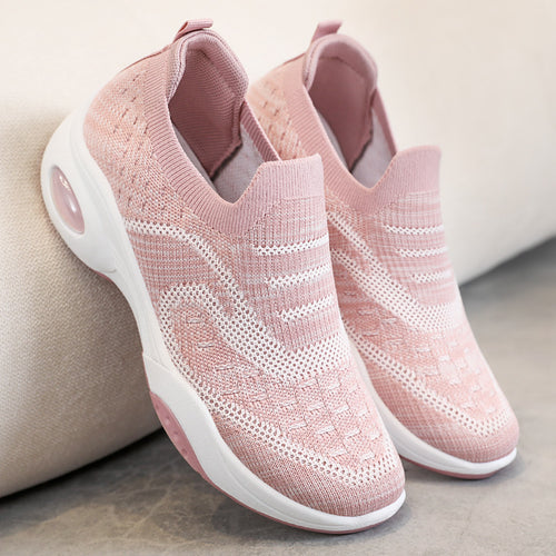 Damen Bequeme und atmungsaktive Slip-On Sneakers mit innovativer Dämpfung R&B