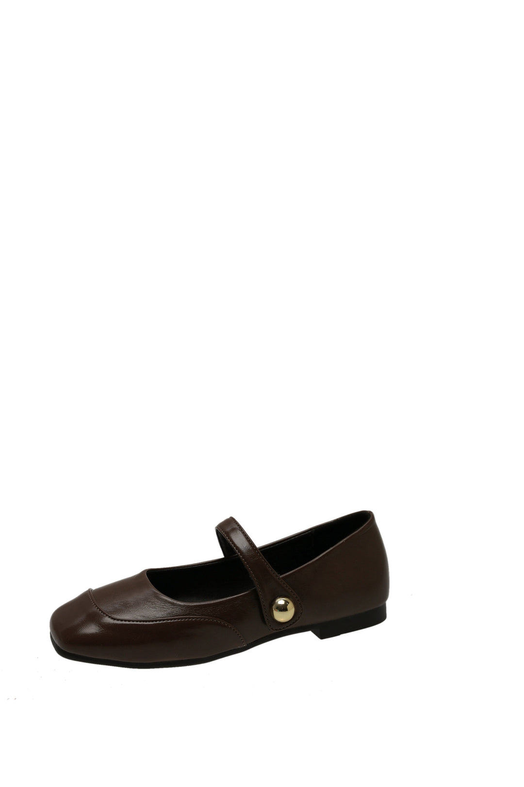 Damen Ballerinas mit elegantem Riemen und weicher Lederoberfläche R&B