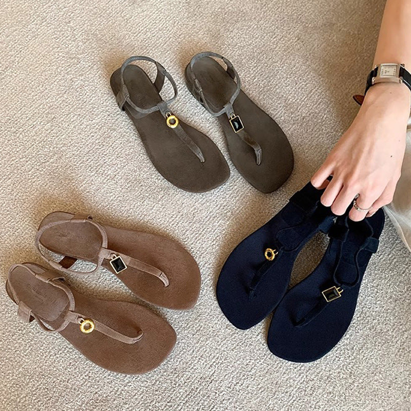 Damen Lederige Sandalen R&B