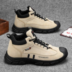 Damen Sportliche High-Top Sneakers mit strapazierfähigem Obermaterial und rutschfester Sohle R&B