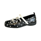 Damen bequeme Ballerinas mit elastischem Riemchen und gepolsterter Innensohle R&B