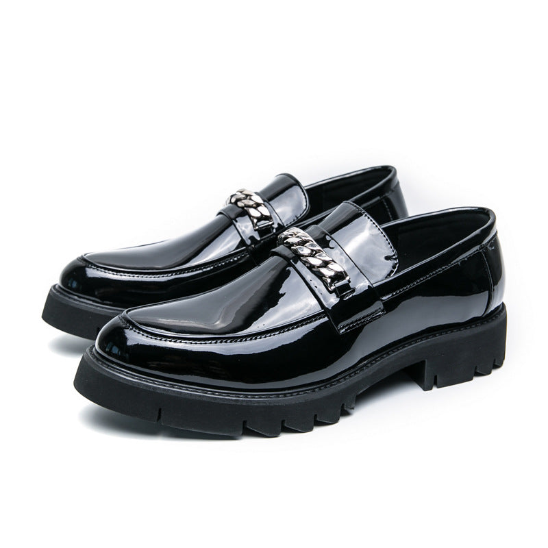 Damen Elegante und stilvolle Mokassins mit Ketten-Detail R&B