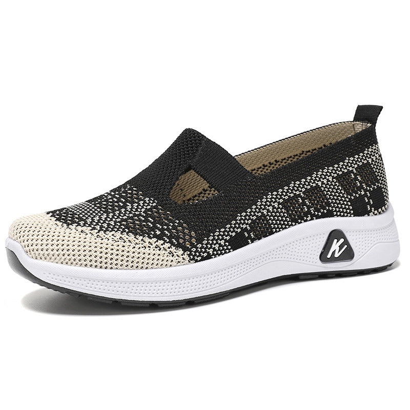 Damen Leichte Slip-On Sneakers mit flexibler Sohle und atmungsaktivem Obermaterial R&B