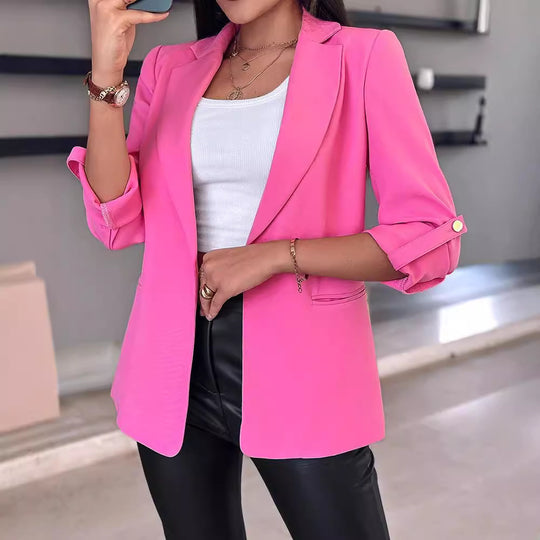 Damen Eleganter Blazer mit modischem Schnitt und praktischen Details R&B
