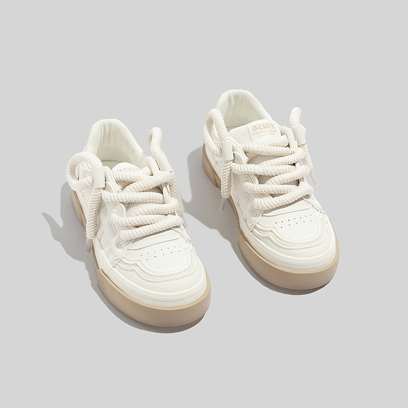Damen lässige Sneakers mit textilem Obermaterial und gepolsterter Einlegesohle