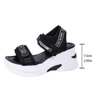 Damen Sportliche Keilsandalen mit verstellbarem Riemendesign R&B