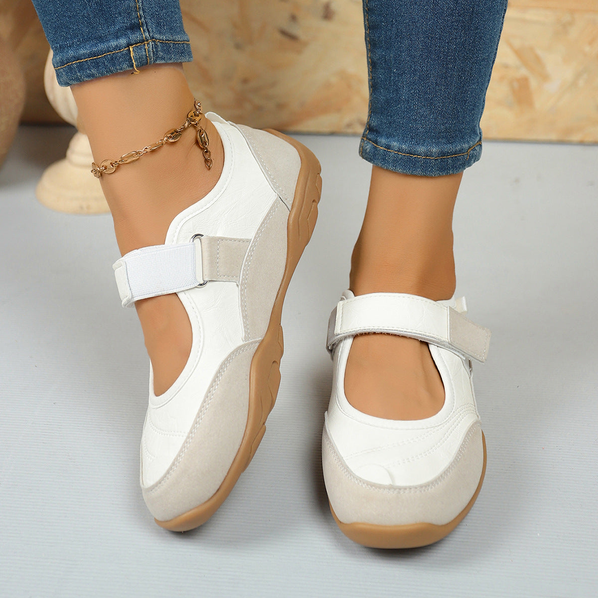 Damen Komfortable Klett-Sandalen mit ergonomischer Fußbettung und atmungsaktivem Obermaterial R&B