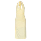 Damen Figuroptimiertes Wickelkleid mit tiefem V-Ausschnitt und raffinierten Drapierungen R&B