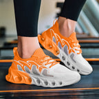 Damen Sportliche Sneakers mit innovative Dämpfungstechnologie und rutschfester Laufsohle R&B
