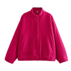 Damen Oversize-Winterjacke mit praktischen Taschen R&B
