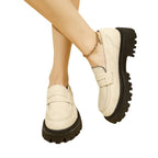 Damen Komfortable Sneaker im modernen Design mit dickem Plateau R&B