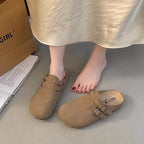 Damen Bequeme Clogs mit modischem Kettenverschluss