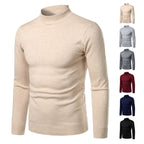 Herren warme Rollkragenpullover aus feinem Strickmaterial R&B