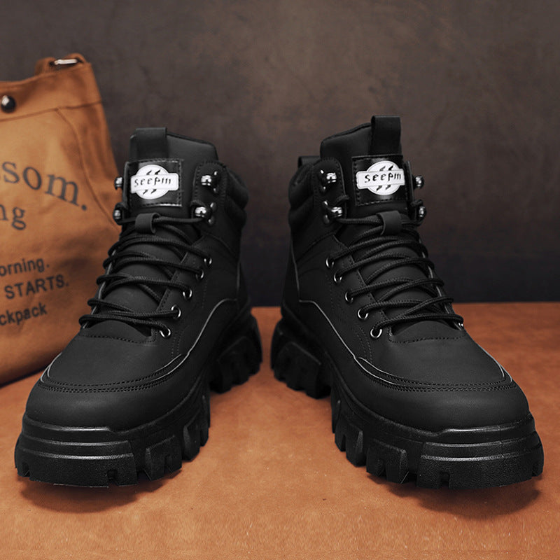 Damen Hohe Freizeitstiefel mit rutschfester Profilsohle und isolierendem Innenfutter R&B