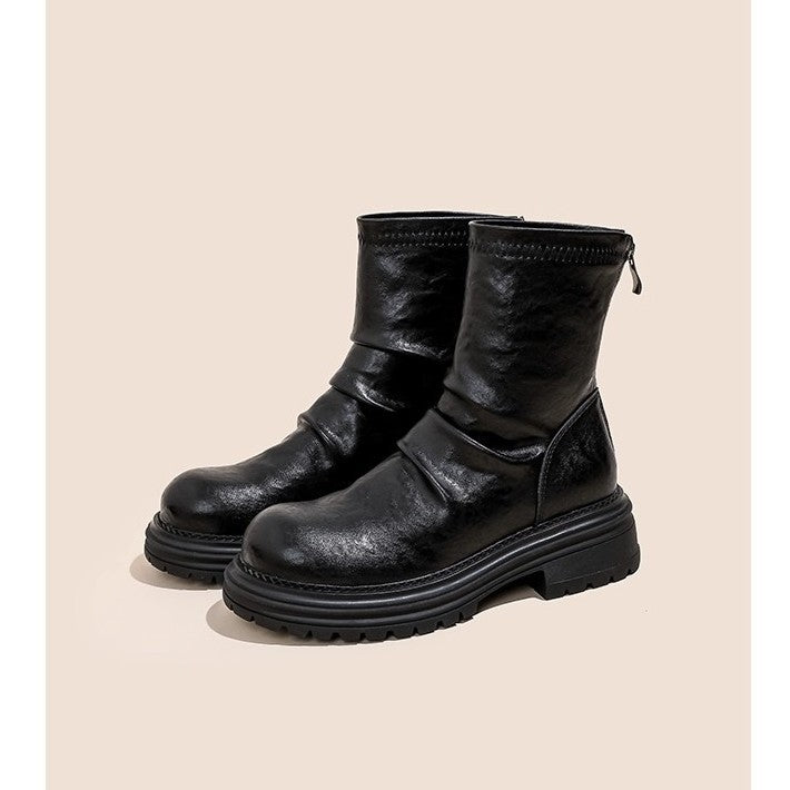 Damen modische Stiefel mit rutschfester Sohle und weichem Obermaterial R&B