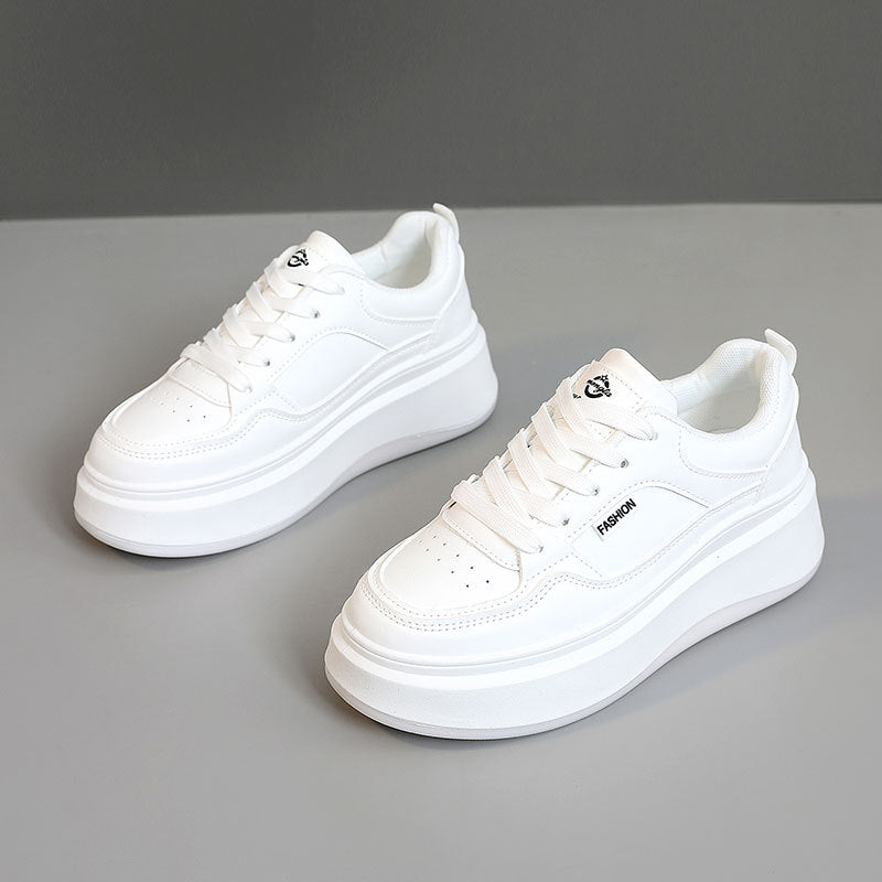 Damen Modische Plateau-Sneaker mit atmungsaktivem Obermaterial und gepolsterter Innensohle R&B