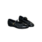 Damen Ballerinas mit eleganter Steppung und dekorativem Riemen R&B