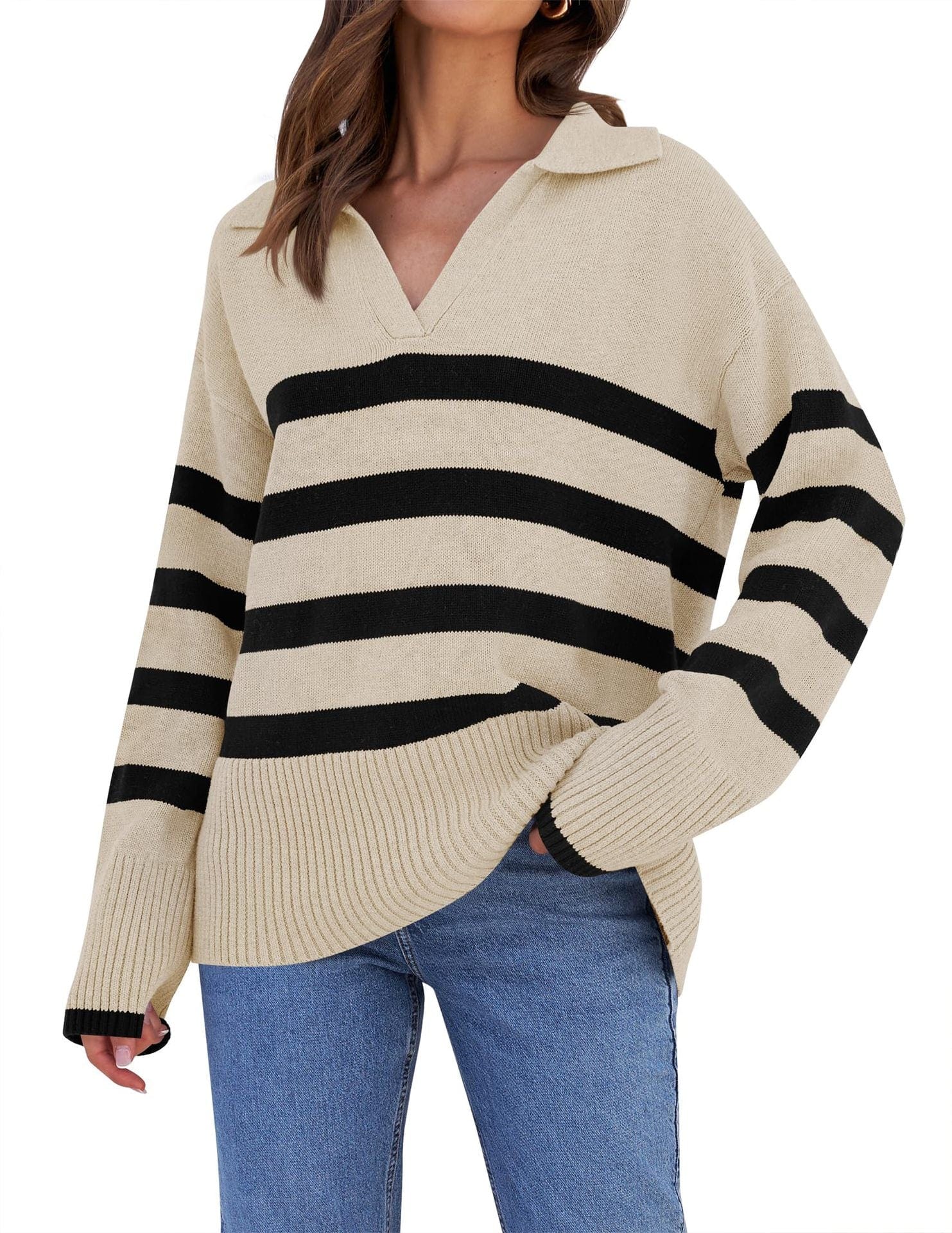 R&B | Oversized Pullover Lässiger Moderner Stil Ideal für den Winter