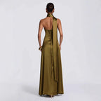Damen Elegantes und schickes Langarm Abendkleid