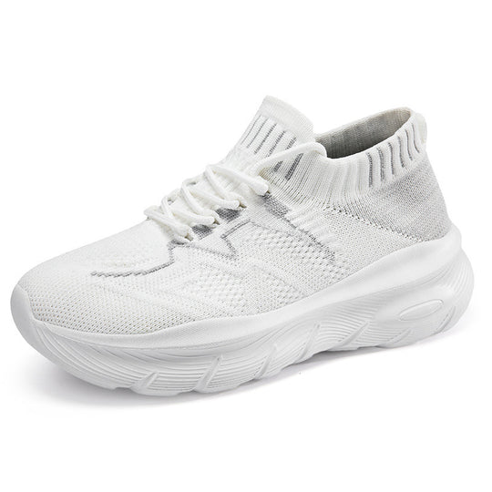 Damen Sportliche Stricksneaker mit elastischem Schaft und atmungsaktiver Sohle R&B