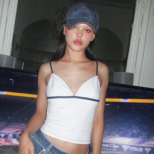 Damen Sportliches Bustier mit verstellbaren Trägern R&B