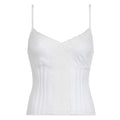 Damen Spaghetti-Trägertop mit romantischem Spitzenbesatz und taillierter Silhouette R&B