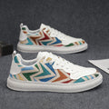 Damen Modische Sneakers mit einzigartigem Chevron-Design R&B
