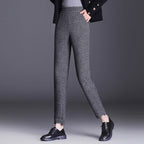 Damen Stoffhose mit elastischem Bund und Taschen