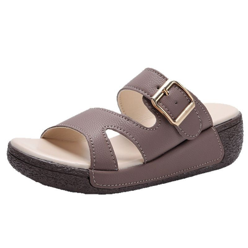 Damen Bequeme Clogs mit verstellbarem Riemen R&B
