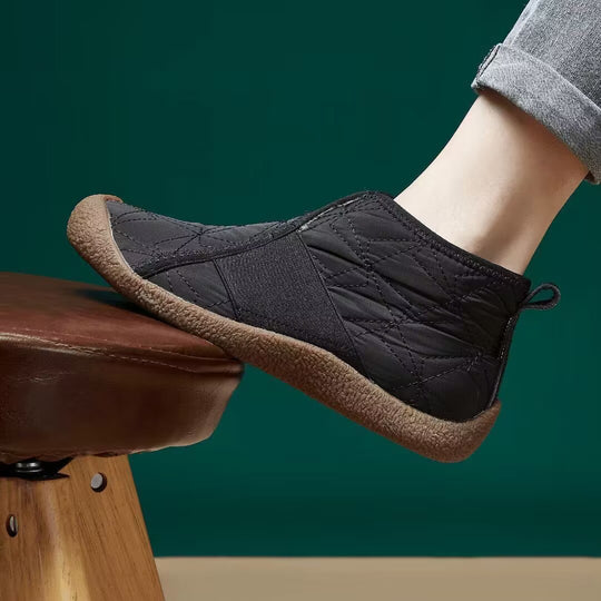 Damen Bequeme und isolierte Hausschuhe mit rutschfester Sohle R&B