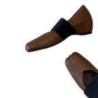 Damen Ballerina mit modernem Schnitt und elastischem Riemendesign