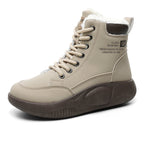 Damen gefütterte Hochschaft Sneaker mit rutschfester Sohle R&B