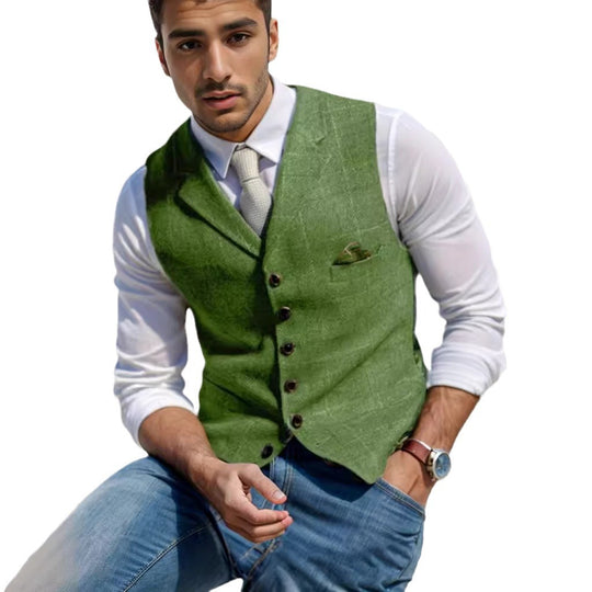Herren elegante Weste im modernen Stil R&B